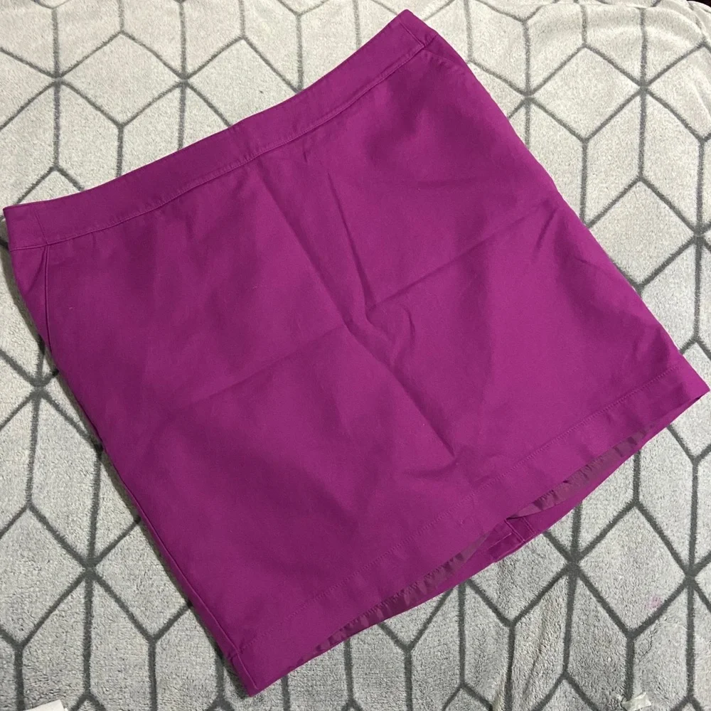 Merona Stretch Purple Skirt D - Picture 1 of 6
